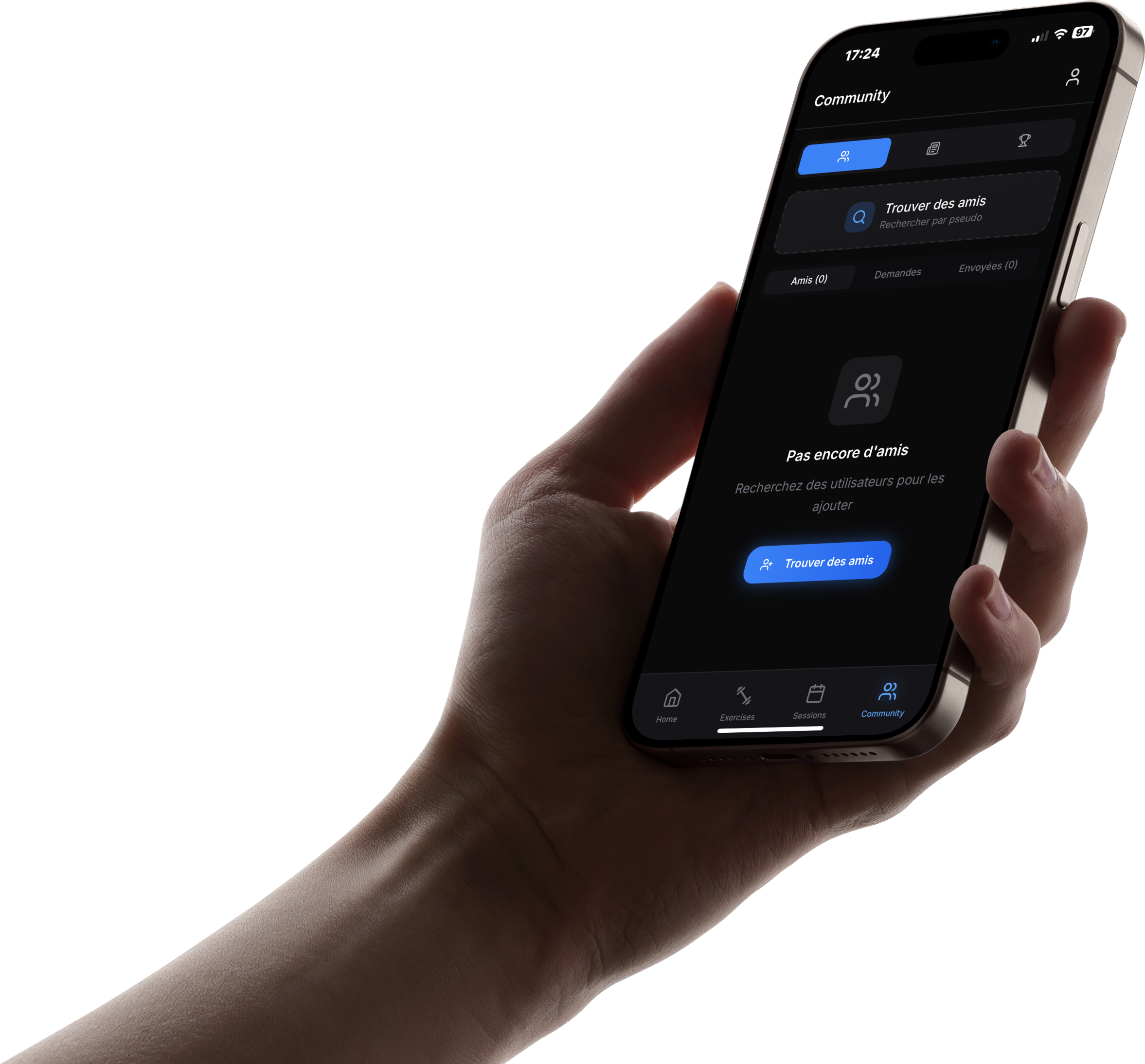 Krest iPhone mockup